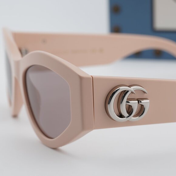 Gucci GG1951S 005 Cat Eye Sunglasses - Vintage Pink/Brown main image 4